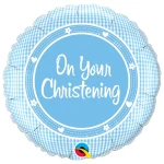 18 Inch (46 cm) Qualatex On Your Christening folie ballonnen