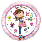 18 Inch (46 cm) Qualatex Rachel Ellen - On Your Babyshower folie ballon