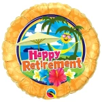 18 Inch (46 cm) Qualatex Retirement Sunshine folie ballon