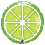 18 Inch (46 cm) Qualatex Sliced Lime folie ballon