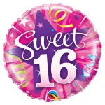 18 Inch (46 cm) Qualatex Sweet 16 Shining Star folie ballon