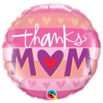 18 Inch (46 cm) Qualatex Thanks M(HEART)M folie ballon