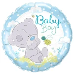 18 Inch (46 cm) Qualatex Tiny Tatty Teddy Baby Boy folie ballon