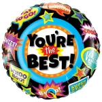 18 Inch (46 cm) Qualatex You're The Best Accolades folie ballon