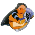 24 Inch (60 cm) Anagram Pocahontas & Meeko folie ballon