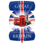 24 Inch (61 cm) Anagram Great Britain folie ballon
