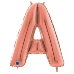 26 Inch (66 cm) Grabo Letters Rose Gold folie ballonnen