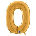 26 Inch (66 cm) Grabo Numbers Gold folie ballonnen