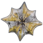 28 Inch (71 cm) Qualatex Let's Party Sparkles & Swirls folie ballon