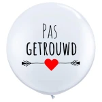 3 ft (90 cm) De Ballonnerie Pas Getrouwd latex ballonnen