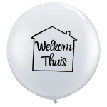 3 ft (90 cm) De Ballonnerie Welkom Thuis latex ballonnen