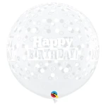 3 ft (90 cm) Qualatex Birthday Confetti Dots latex ballonnen