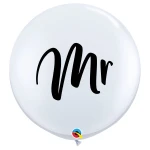 3 ft (90 cm) Qualatex Mr. latex ballonnen