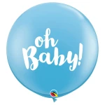 3 ft (90 cm) Qualatex Oh Baby! latex ballonnen