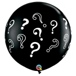 3 ft (90 cm) Qualatex Question Marks latex ballonnen