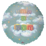 30 Inch (76 cm) Anagram Baby Boy Blocks folie ballon