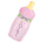 31 Inch (79 cm) Anagram It's A Girl Baby Bottle folie ballon