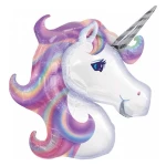 33 Inch (83 cm) Anagram Pastel Unicorn folie ballon