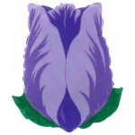 33 Inch (84 cm) Qualatex Purple Tullip folie ballon