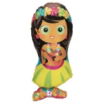 34 Inch (86 cm) Betallic Hula Girl folie ballon