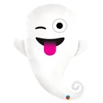 34 Inch (86 cm) Qualatex Emoticon Ghost folie ballon