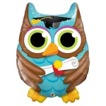 34 Inch (86 cm) Qualatex Graduate Owl folie ballon