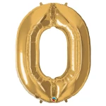 34 Inch (86 cm) Qualatex Numbers Gold folie ballonnen
