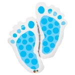 35 Inch (89 cm) Qualatex Baby Feet Blue folie ballon