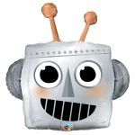 35 Inch (89 cm) Qualatex Robot Head folie ballon