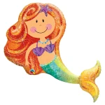 38 Inch (96 cm) Qualatex Merry Mermaid folie ballon