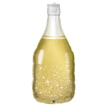 39 Inch (99 cm) Qualatex Golden Bubbly Wine Bottle folie ballon