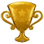 39 Inch (99 cm) Qualatex Golden Trophy folie ballon