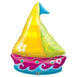 40 Inch (101 cm) Qualatex Tropical Sailboat folie ballon
