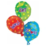 40 Inch (102 cm) Betallic Get Well Soon Balloons folie ballon