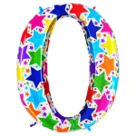 40 Inch (102 cm) Betallic Numbers Designer Megaloon folie ballonnen