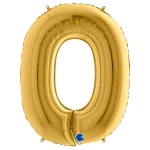 40 Inch (102 cm) Grabo Numbers Gold folie ballonnen