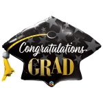 41 Inch (104 cm) Qualatex Graduation Grad Stars folie ballon