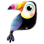 41 Inch (106 cm) Qualatex Colorful Toucan folie ballon