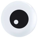 5 Inch (13 cm) Qualatex Friendly Eyeball TopPrint ballonnen