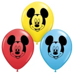 5 Inch (13 cm) Qualatex Mickey Mouse Face ballonnen