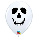 5 Inch (13 cm) Qualatex Skull Face ballonnen