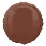 18 inch (46 cm) Anagram Round Chocolate Brown folie ballon