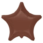 20 inch (51 cm) Anagram Star Chocolate Brown folie ballon