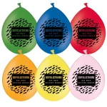 B95 (28 cm) De Ballonnerie Gefeliciteerd Dat Moet Gevierd Worden kopdruk latex ballonnen