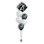 Ballonboeket 21 Elegant Sparkles & Swirls (#29998)