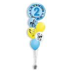 Ballonboeket Age 2 Blue Farm Animals (#26285)