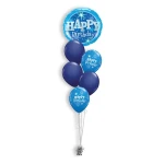 Ballonboeket Birthday Blue Sparkle (#37919)