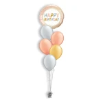 Ballonboeket Birthday Metallic Dots (#78686)