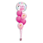 Ballonboeket Birthday Pink Flamingo (#57274)