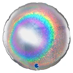 36 inch (91 cm) Grabo Round Glitter Holographic folie ballonnen